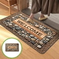 thumbnail image 1 of Non-Slip Absorbent Bathroom Rug Mat, Waterproof Washable Floor Carpet for Indoor Outdoor Use, Durable Soft Polyester Entrance Runner with Anti-S Backing for Kitchen Bedroom Laundry Room Door, 1 of 6