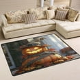 thumbnail image 1 of Non-Slip Area Rug 36"x24" Indoor Washable Floor Mats Carpet Printed for Living Room, Bedroom, Home Decor Spooky Halloween Scene, 1 of 7