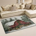 thumbnail image 1 of Non-Slip Area Rug 60"x39" Indoor Washable Floor Mats Carpet Printed for Living Room, Bedroom, Home Decor Old Red Barn, 1 of 7