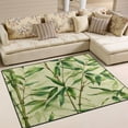 thumbnail image 1 of Non-Slip Area Rug 63x48in Indoor Washable Floor Mats Carpet Printed for Living Room, Bedroom, Home Decor Bamboo Pattern, 1 of 7