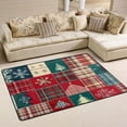 thumbnail image 1 of Non-Slip Area Rug 72"x48" Indoor Washable Floor Mats Carpet Printed for Living Room, Bedroom, Home Decor Christmas Patchwork Pattern, 1 of 7