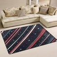 thumbnail image 1 of Non-Slip Area Rug 72"x48" Indoor Washable Floor Mats Carpet Printed for Living Room, Bedroom, Home Decor Stripes and Stars, 1 of 7