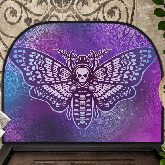 Non-Slip Area Rug, Easy Clean Stain Resistant Floor Mat for Living Room Bedroom, Soft Polyester Carpet, Butterfly Design 24x36in