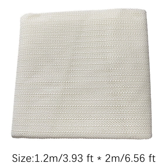 Non-Slip Area Rug Pad with Strong Grip for Hardwood Floors, Thin PVC Mesh Cushion Protects Carpets and Prevents Sliding