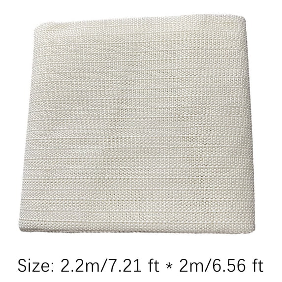 Non-Slip Area Rug Pad with Strong Grip for Hardwood Floors, Thin PVC Mesh Cushion Protects Carpets and Prevents Sliding
