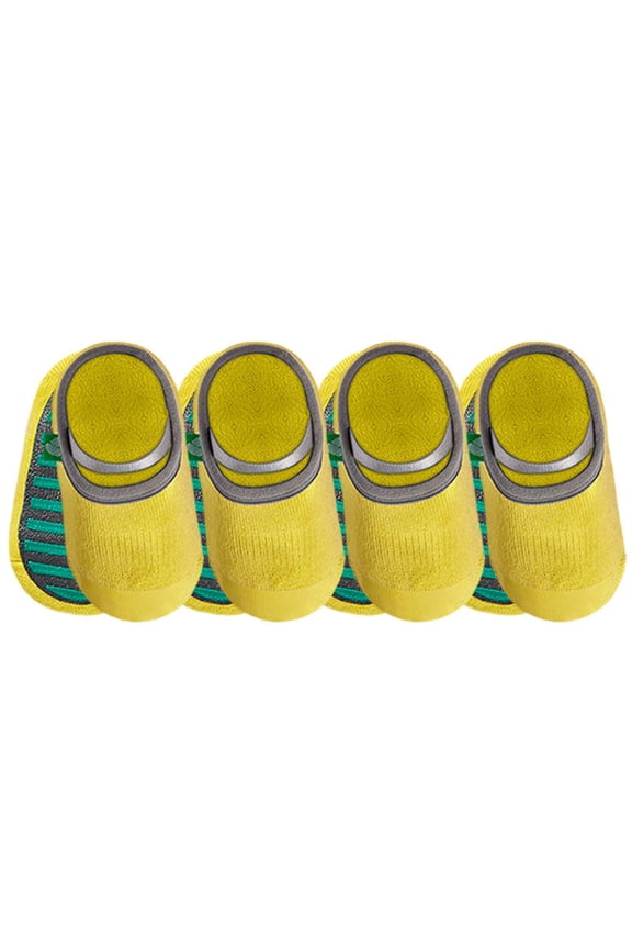 Baby Non-Slip Grip Socks – Full Grip Sole 4-Pack (6–12 Months)