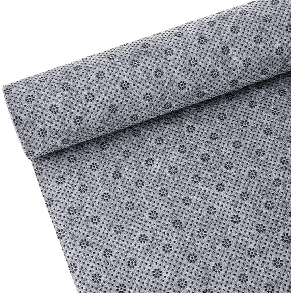 Non Slip Backing Cloth, Vinyl Tufting Cloth Backing Fabric with Plum Blossom Pattern for Carpets Rug Tufting Gun Cushion Punch Needle