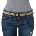 thumbnail image 1 of Non Slip Backing Flat Buckle Stretch No Belt Adjustable Show Belt, 1 of 6