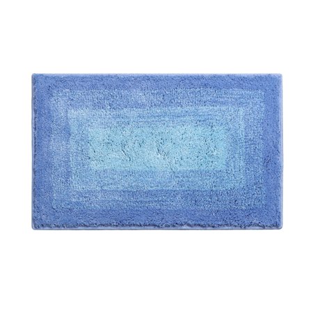 Non Slip Bath Mat for Bathroom Water Absorbent Soft Microfiber Shaggy Bathroom Mat Machine Washable Bath Rug for Bathroom Thick Plush Rugs for Shower A13