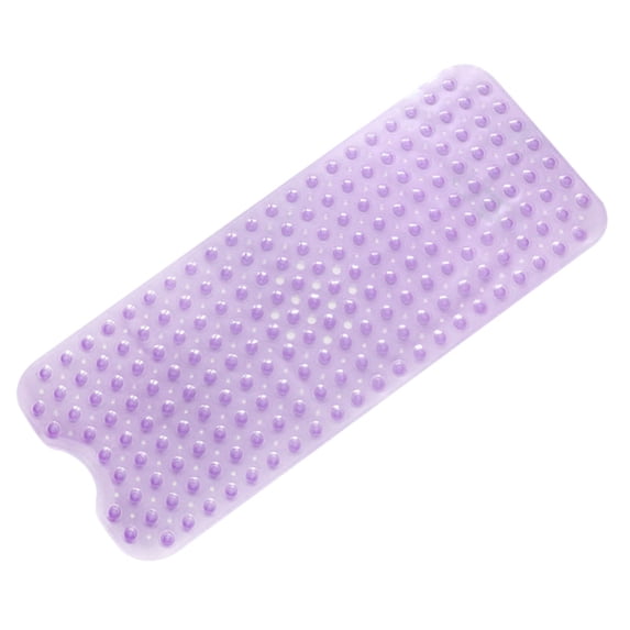 Non Slip Bath Mat Extra Long | 39.4 x 15.7 Inch Shower Floor Mat with 300 Suction Cups | Machine Washable Soft Bathroom Mats for Tub, Spa, Gym | Oversized Anti-Skid Pebble Surface, Fast Drainage