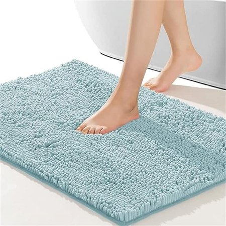 Non-Slip Bath Mat Spa Blue - 17"×24"