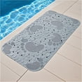 thumbnail image 1 of Non-Slip Bath Mat with Suction Cups – Cute Footprint Design, Waterproof Anti-Slip Bathroom and Shower Tub Mat, Slip-Resistant Safety Floor Mat for Bathroom or Kitchen, 1 of 10