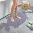 thumbnail image 1 of Non-Slip Bath Mat with Suction Cups, Massage Shower Floor Mat for Bath Tub, Quick-Dry PVC Anti-Fall Bathroom Rug, Durable Non Skid Safety Mat, 1 of 7