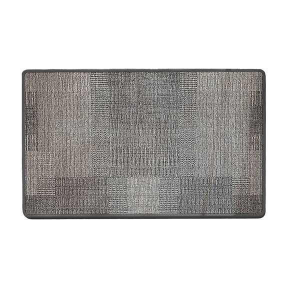 Non Slip Bathroom Mat, Gray, Absorbent Quick Dry Floor Mat for Entrance Bedroom, Machine Washable, 23.62x15.74 inch