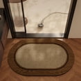 thumbnail image 1 of Non Slip Bathroom Rug 24x16, Absorbent Rubber Floor Mat for Bathroom, Bedroom or Entryway, Machine Washable Decorative Carpet Mat, 1 of 6