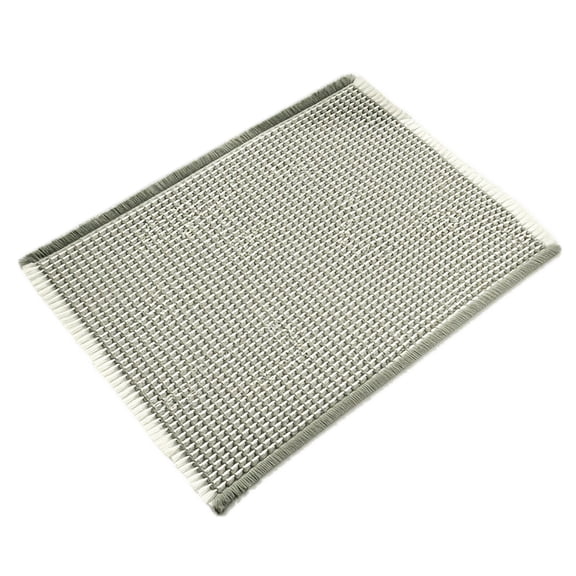 Non Slip Bathroom Rug, Waffle Non Slip Bath Mat, Washable Bath Mat, Non Slip Bath Mat for Shower, Green and White 48X20 Inch 1 Piece, Low Profile Non Skid Floor Rug for Bathroom