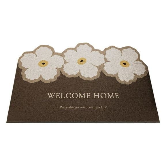 Non-Slip Bathroom Rugs, Hwkond Silk Circle Mat Bathroom Mat And Rug Wear-abrasion Bath Mat,16x23.62in,Gray