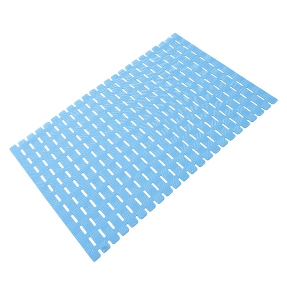 Non- Bathtub Mat (27.5"x15.7") - Double-Layer Shower Mat with Strong Suction Cups & Drain Holes, Quick-Dry Bath Mat for Tub & Shower Floor, BPA/Latex Free