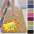 thumbnail image 1 of Non-Slip Bathtub Mat, Anti Slip Shower Mat Living Room Bedroom Straight Carpet Floor Mats Bathroom Absorbent Non-slip Mats Kitchen Foot Mats Machine Wash Bathroom Rugs For Bath Tub And Shower, 1 of 6