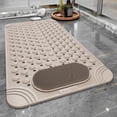 thumbnail image 1 of Non-Slip Bathtub Mat PVC Safety Shower with Drain Hole Bathroom Mat Creative Massage Foot Mat Easy To Clean Bathroom Accessories Bath Rugs, 1 of 6