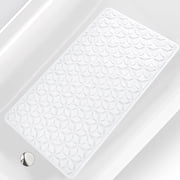 Non Slip Bathtub Mat | Real Rubber Bath Mat for Tub and Shower, Bath Mat for Daily Safety, Pet Dog Bath Mat, Soft No-Slip Bath Mat | Nonskid Bathroom Tub Mat, 16  x 28