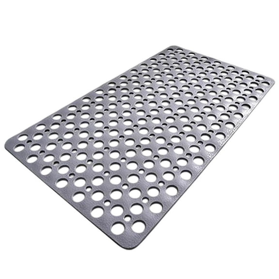Non Bathtub Mat with Strong Suction Cups, Quick Dry Shower Mat with Drain Holes, Soft Textured Bath Mat for Tub Safety, Bathroom Decor, 70x38cm