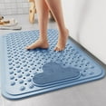thumbnail image 1 of Non-Slip Bathtub Mat for Elderly | Extra Soft TPE Bath Mat with Drainage Holes | Machine Washable Shower Mat for Bathtub Safety, 1 of 4