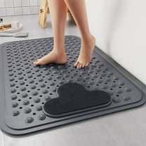 Non-Slip Bathtub Mat for Elderly | Extra Soft TPE Bath Mat with Drainage Holes | Machine Washable Shower Mat for Bathtub Safety