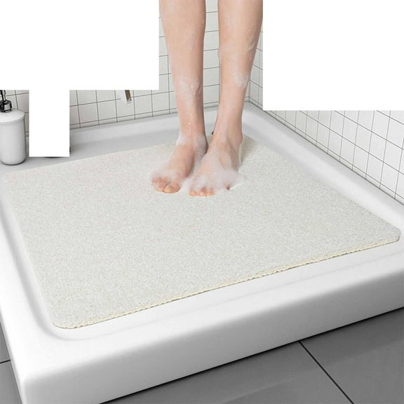 Non-Slip Bathtub Mat,for Tub,Shower,Bathroom Shower Mat Bathtub Mat,, Non-Slip Bath Mat with Drain, Rugs with Drain for Bathtub, Shower and Wet Areas