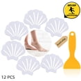 thumbnail image 1 of Bathtub Anti-Slip Stickers, Non-Slip Bathtub Sticker 12 Pieces Shell Style Safety Treads Adhesive Sticker for Bathroom Bathtub Shower Floor Stairs, 1 of 6