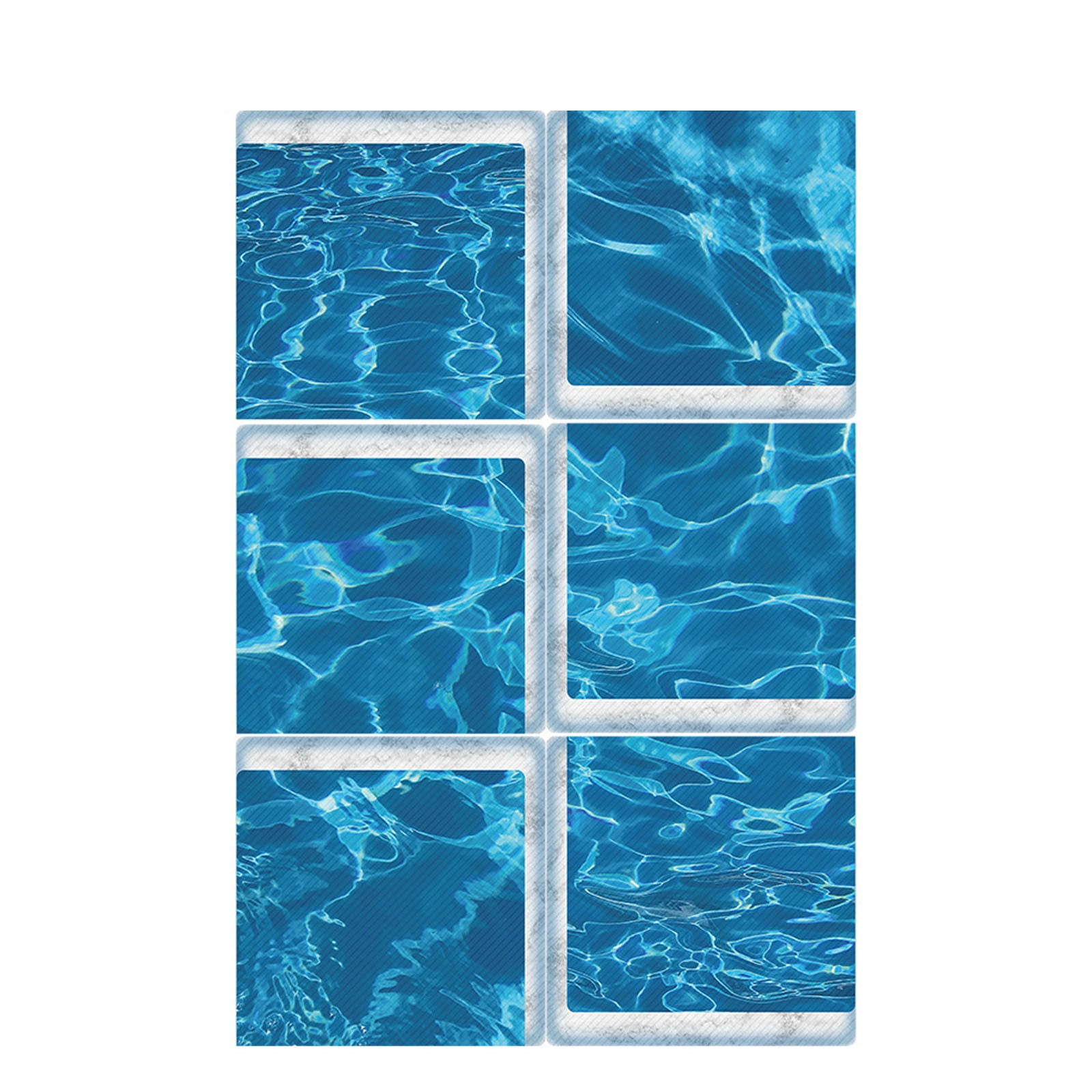 Non Slip Bathtub Stickers, 3D Stereoscopic Waves DIY Anti Slip Safety