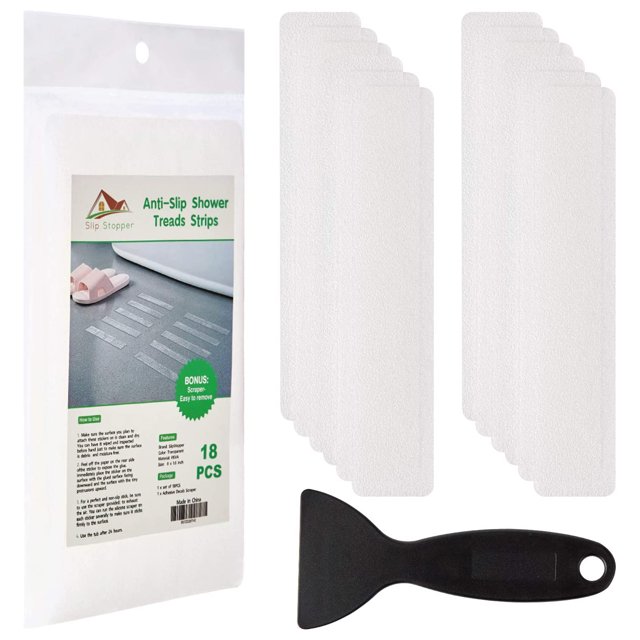 Non Slip Bathtub Strips 18 PCS Larger Adhesive Anti Slip Shower