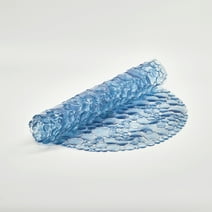 Non-Slip Blue PVC Bath Mat for Safe Showering and Bathing