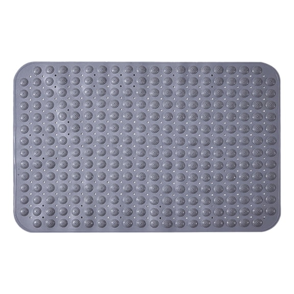 Non-Slip Bubble Shower Mat, 39.37X15.74inch Textured Anti-Skid Bath Mat, Quick Drain Safety Bathroom Mat, Soft PVC Tub Mat with Suction Cups for Wet Floors