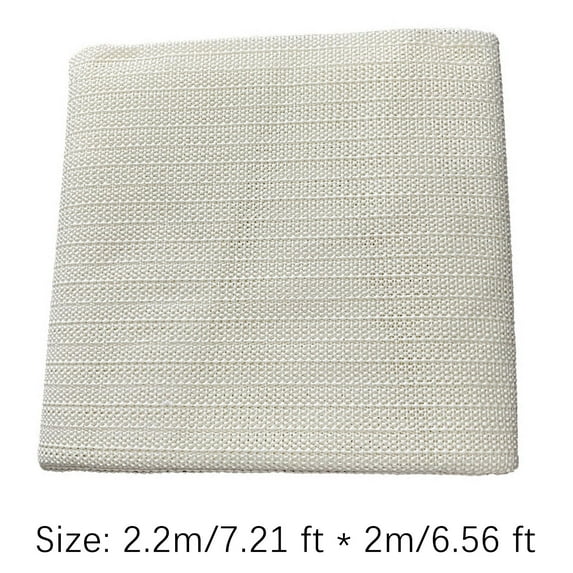 Non-Slip Carpet Pad | Strong Grip Rubber Backing for Area Rugs & Hardwood Floors | Thin Cushion Protects Floors & Prevents Slips | White Color | 1 Piece