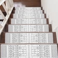 thumbnail image 1 of Non Slip Carpet Stair Treads for Wooden Steps Indoor, 4 Pack Stair Runners Covers Staircase Step Rugs Stair Mats for Kids Elders and Dog, 1 of 6