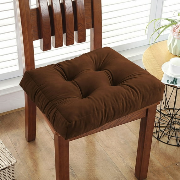 Non Slip Chair Cushion with Memory Foam, 38cm Flock Seat Pad for Lower Back Pain Relief, Ergonomic Floor & Office Chair Mat for Home, Gaming & Meditation Use,Vsgery