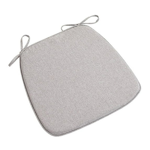 Non-Slip Chair Cushions with Ties 16x16x1.5 Inch, Farmhouse Dining Room Seat Pads Washable Cover, Thick Polyester Fiber Kitchen Chair Cushions for Comfort