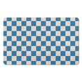thumbnail image 1 of Non-Slip Checkered Luxury Bath Rug | 20x32in, Extra Soft | Absorbent Microfiber Bath Carpet for Elegant Bathroom Floors, 1 of 5