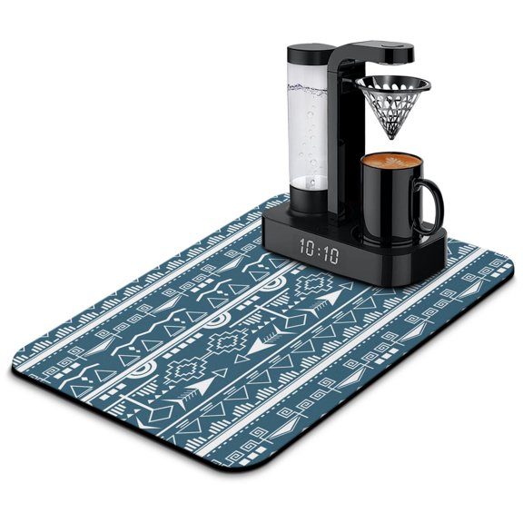Non-Slip Coffee Station Mat - Quick-Dry Absorbent Pad for Espresso Makers, Multi-Functional Kitchen Counter Protector