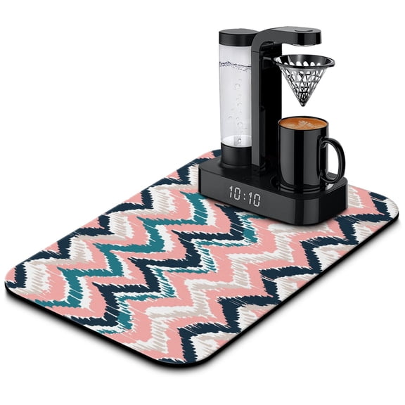 Non-Slip Coffee Station Mat - Quick-Dry Absorbent Pad for Espresso Makers, Multi-Functional Kitchen Counter Protector