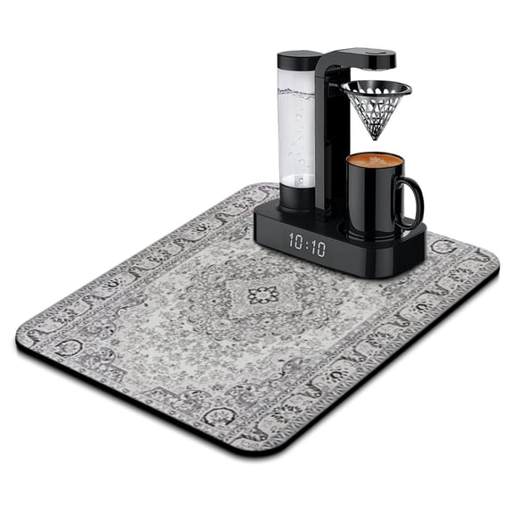 Non-Slip Coffee Station Mat - Quick-Dry Absorbent Pad for Espresso Makers, Multi-Functional Kitchen Counter Protector
