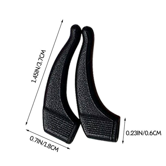 Non-Slip Comfort Glasses Holder Clearance, Furenl Glasses Silica Glasses Prevent Slippery Sets Anti-Slip Comfort Glasses Retainers, Black