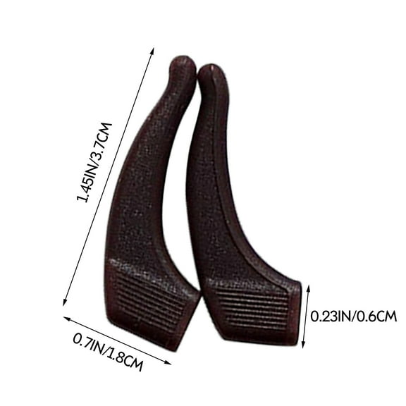 Non-Slip Comfort Glasses Holder Clearance, Furenl Glasses Silica Glasses Prevent Slippery Sets Anti-Slip Comfort Glasses Retainers, Brown