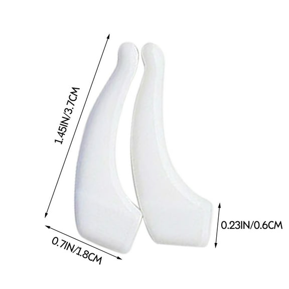 Non-Slip Comfort Glasses Holder Clearance, Furenl Glasses Silica Glasses Prevent Slippery Sets Anti-Slip Comfort Glasses Retainers, White