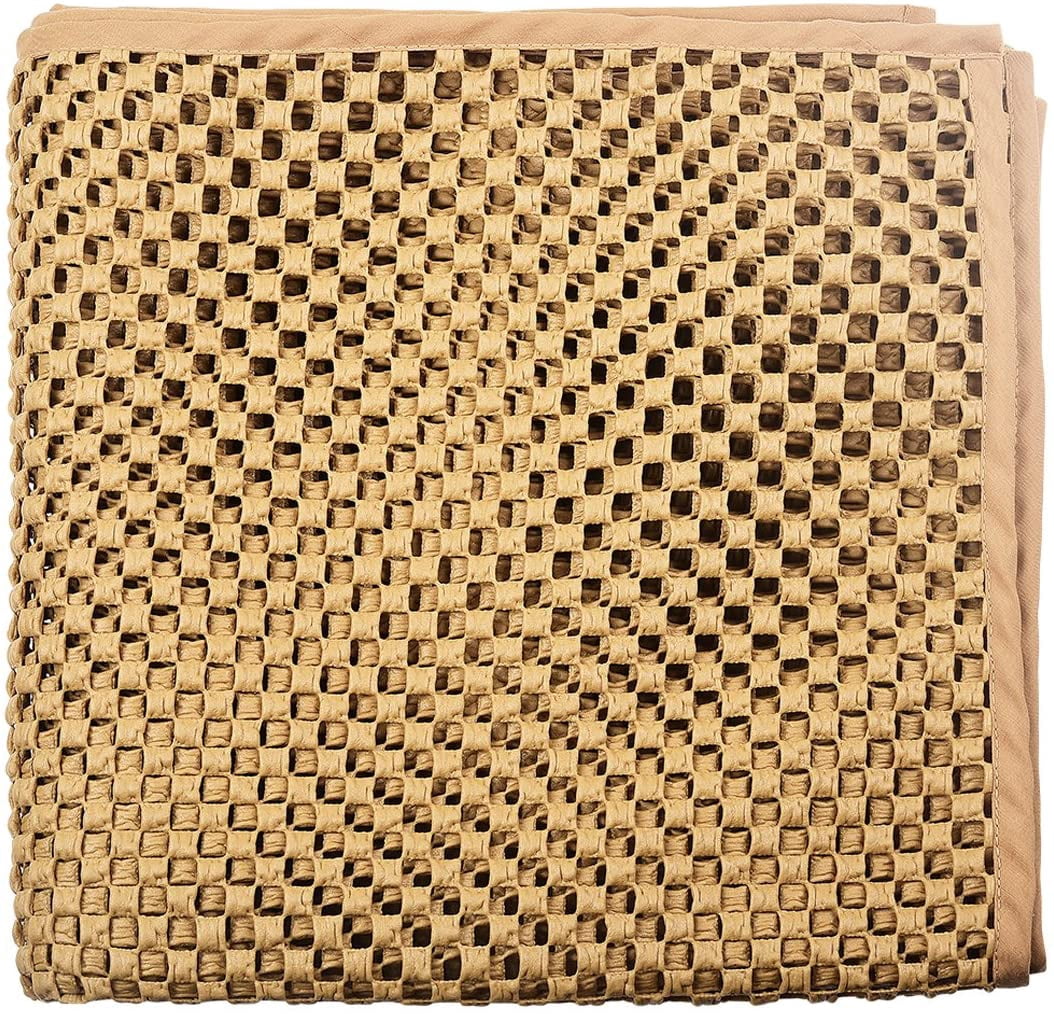 Non Slip Couch Cushion Grip Pad - 6 Pack Brown Square Underlay for Sofa Furniture
