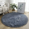 thumbnail image 1 of Non-Slip Crystal Velvet Round Area Rug Multi-Functional Floor Mat, Soft Cozy Anti-Skid Carpet for Bedroom Bedside Computer Chair Yoga Living Room Childs Adults Home Decor Tapestry, 1 of 2