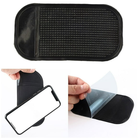Non-Slip Dashboard Grip Mat for Car, SUV, RV, Boat,13X7 Cm Reusable Silicone Anti-Skid Pad for Keys, Sunglasses, Pens