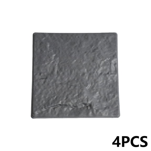 Non-Slip Decorative Artificial Grass Stepping Stones Durable Weather Resistant Pavers Easy To Install For Garden Yard Patio Path Layout,Gray