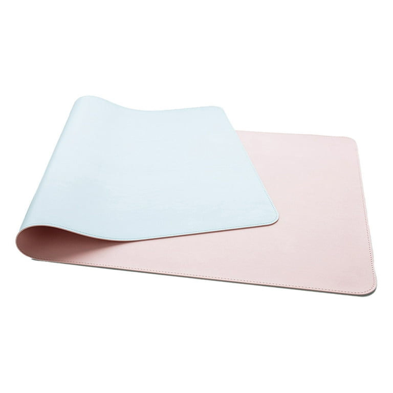 Non-Slip Desk Pad, Waterproof Mouse Pad, PU Leather Desk Mat, Office Desk  Cover Protector, Desk Writing Mat for Office/Home/Work/Cubicle - Pink+sky